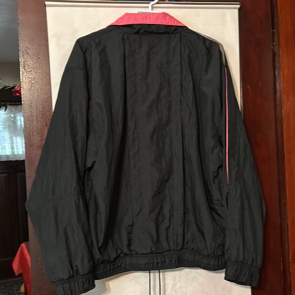 Nike vintage grey tag jacket black pink wind breaker coat 90’s, Large - Picture 3 of 7